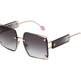Солнцезащитные очки serpenti «true colours» в квадратной металлической оправе 904103 image 1