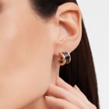 B.zero1 earrings in 18kt rose gold and black ceramic. 347405 image 4
