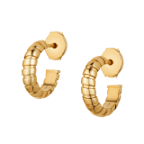 Bvlgari Tubogas 18 kt yellow gold hoop earrings 361991 image 2