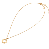 BVLGARI BVLGARI 18 kt yellow gold pendant necklace set with a diamond 361078 image 2