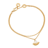 DIVAS' DREAM 18 kt yellow gold bracelet with pendant set with a mother-of-pearl element BR859361 image 1