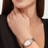 Serpenti Seduttori 腕錶，精鋼錶殼，18K 玫瑰金錶圈鑲飾鑽石，白色錶盤，18K 玫瑰金和精鋼錶帶。 103274 image 4