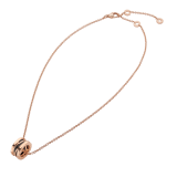 B.zero1 Design Legend necklace with 18 kt rose gold chain and pendant in 18 kt rose gold and black ceramic 356118 image 2