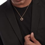 Bvlgari Bvlgari 項鍊,18K 玫瑰金材質,吊墜鑲飾 1 顆鑽石。 361077 image 2