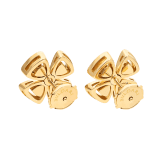 Fiorever Ohrstecker aus 18 Karat Gelbgold mit zwei zentralen Diamanten und Diamant-Pavé 357500 image 3
