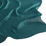 Foulard Lettere Maxi Voile in pregiata seta verde foresta. Composizione: 100% seta. 246284 image 2