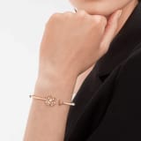 Fiorever Armband aus 18 Karat Roségold mit einem zentralen Diamanten und Diamant-Pavé BR858672 image 3
