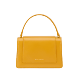 "Alexander Wang x Bvlgari" belt bag in smooth Caramel Topaz beige calf leather. New double Serpenti head closure in antique gold-plated brass with alluring red enamel eyes. SFW-001-1029Sa image 3
