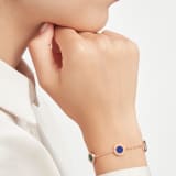 BVLGARI BVLGARI 18 kt rose gold bracelet set with carnelian, lapis, malachite and mother of pearl elements BR857842 image 1