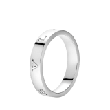 B.zero1 Essential 18 kt white gold band ring AN859967 image 1