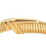 Bvlgari Tubogas 不對稱項鍊，採用 18K 黃金，飾以半密鑲鑽石，搭配滑動式扣環。 362515 image 4