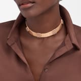 Bvlgari Tubogas 項鍊,18K 玫瑰金材質,飾以密鑲鑽石。 361525 image 1
