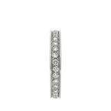 MarryMe Ehering aus Platin, voll ausgefasst mit Diamant-Pavé AN852592 image 2