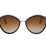 Bulgari Serpenti rounded metal sunglasses. 903984 image 2