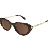 Serpenti Forever oval acetate sunglasses with enamelled snakehead embellishment 904389 image 1