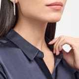 Serpenti Viper 18 kt white gold pendant earrings set with pavé diamonds 361552 image 2