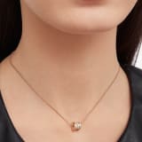 B.zero1 rose gold necklace with pavé diamonds. 351116 image 4