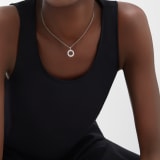 Bvlgari Bvlgari 項鍊，18K 白金材質，吊墜鑲飾 1 顆鑽石。 361076 image 1