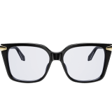 Serpenti Viper rectangular acetate glasses with jewellery-inspired scale motif 904395 image 2