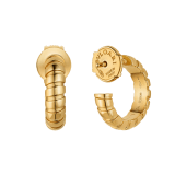 Bvlgari Tubogas 18 kt yellow gold hoop earrings 361991 image 3