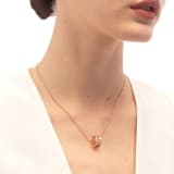 B.zero1 Design Legend pendant in 18 kt rose gold, set with pavé diamonds on the edges. 354195 image 1