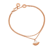 DIVAS' DREAM bracelet in 18 kt rose gold, with 18 kt rose gold pendant set with mother-of-pearl. BR859360 image 1