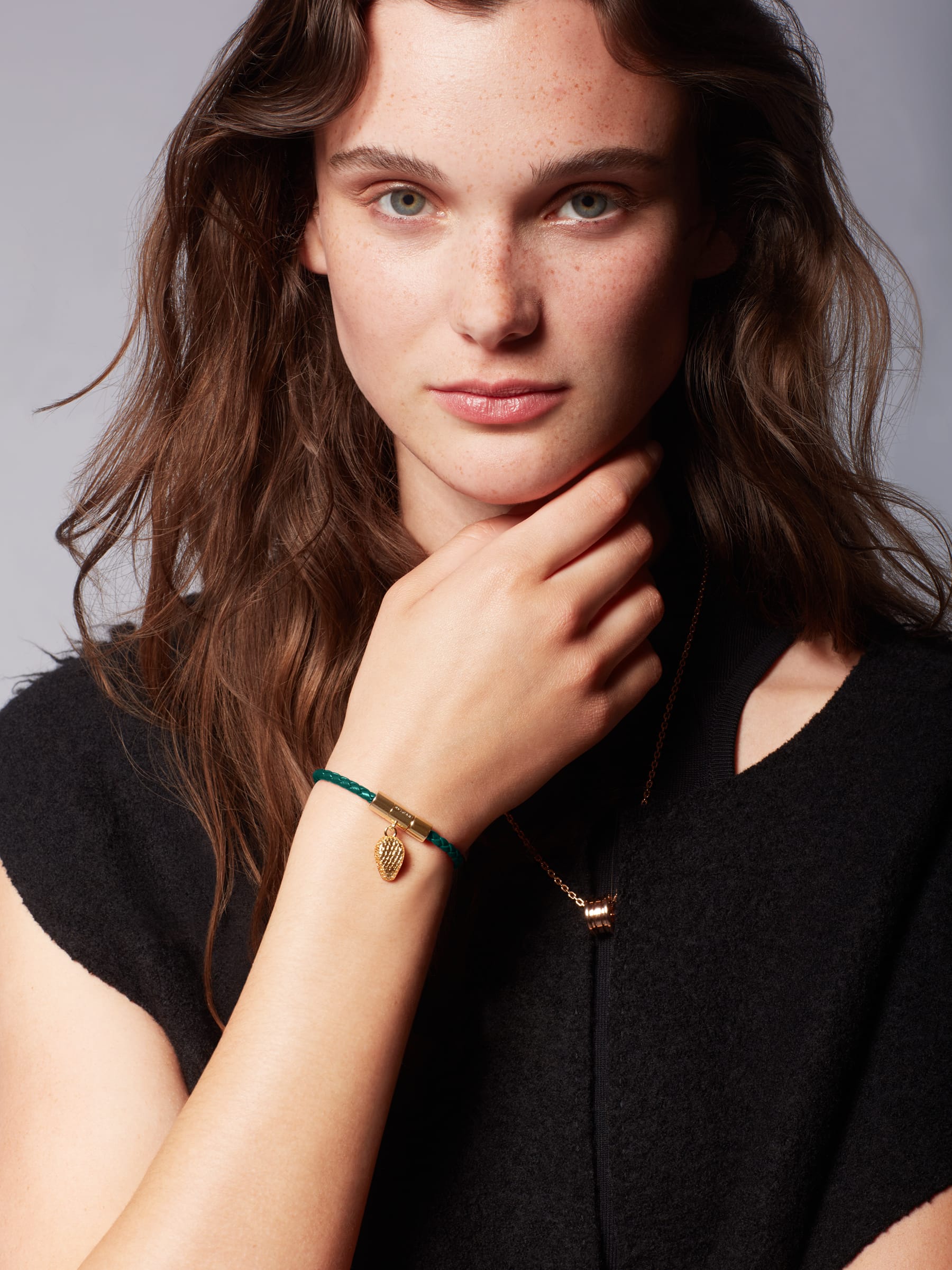 Serpenti Forever Leather Bracelet 291666 BVLGARI