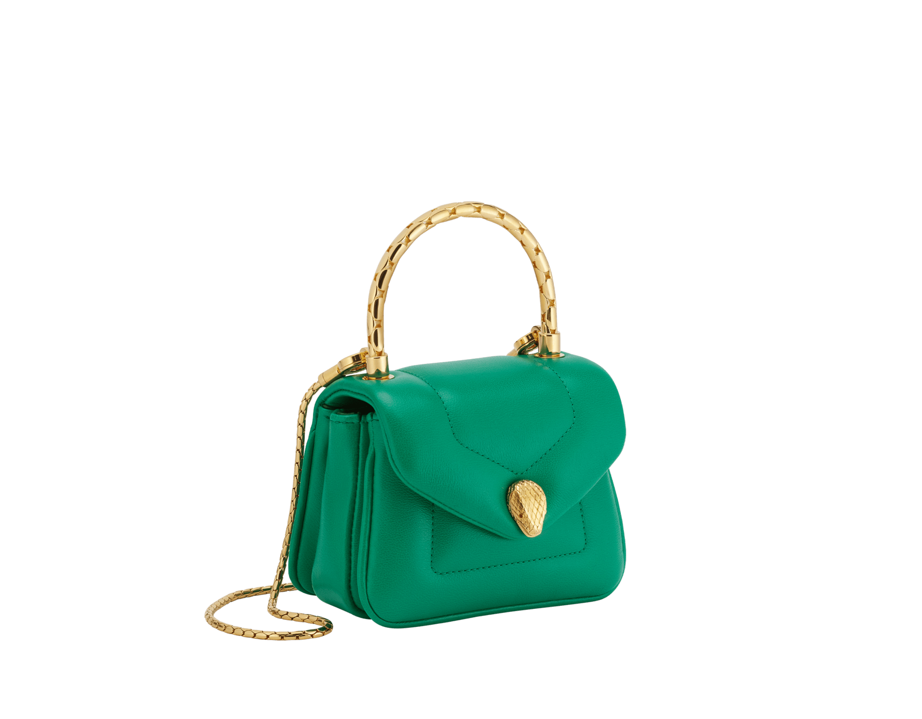 Serpenti Reverse Micro Top Handle Bag 293110 Bulgari