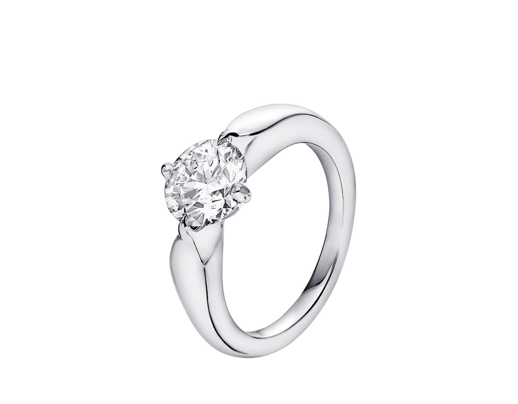 Dedicata a Venezia: Torcello Ring aus Platin mit rundem Diamanten im Brillantschliff 343723 image 1