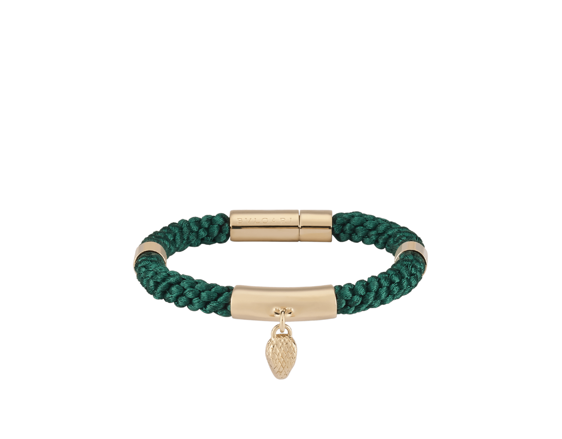 Bvlgari Emerald Green Serpenti Forever Cord Bracelet – THE CLOSET