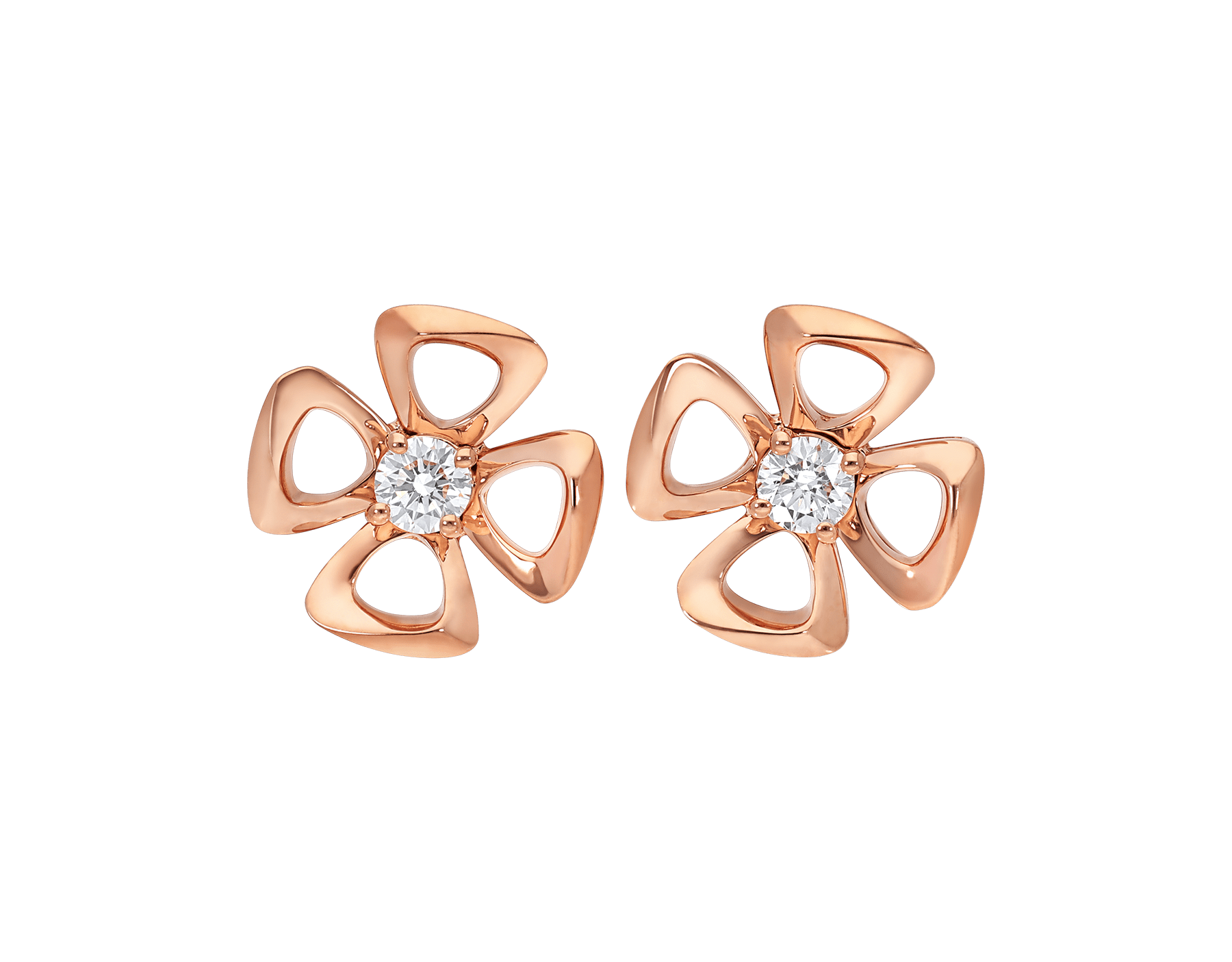 Rose gold Bzero1 Earrings with 007 ct Diamonds  Bulgari Official Store