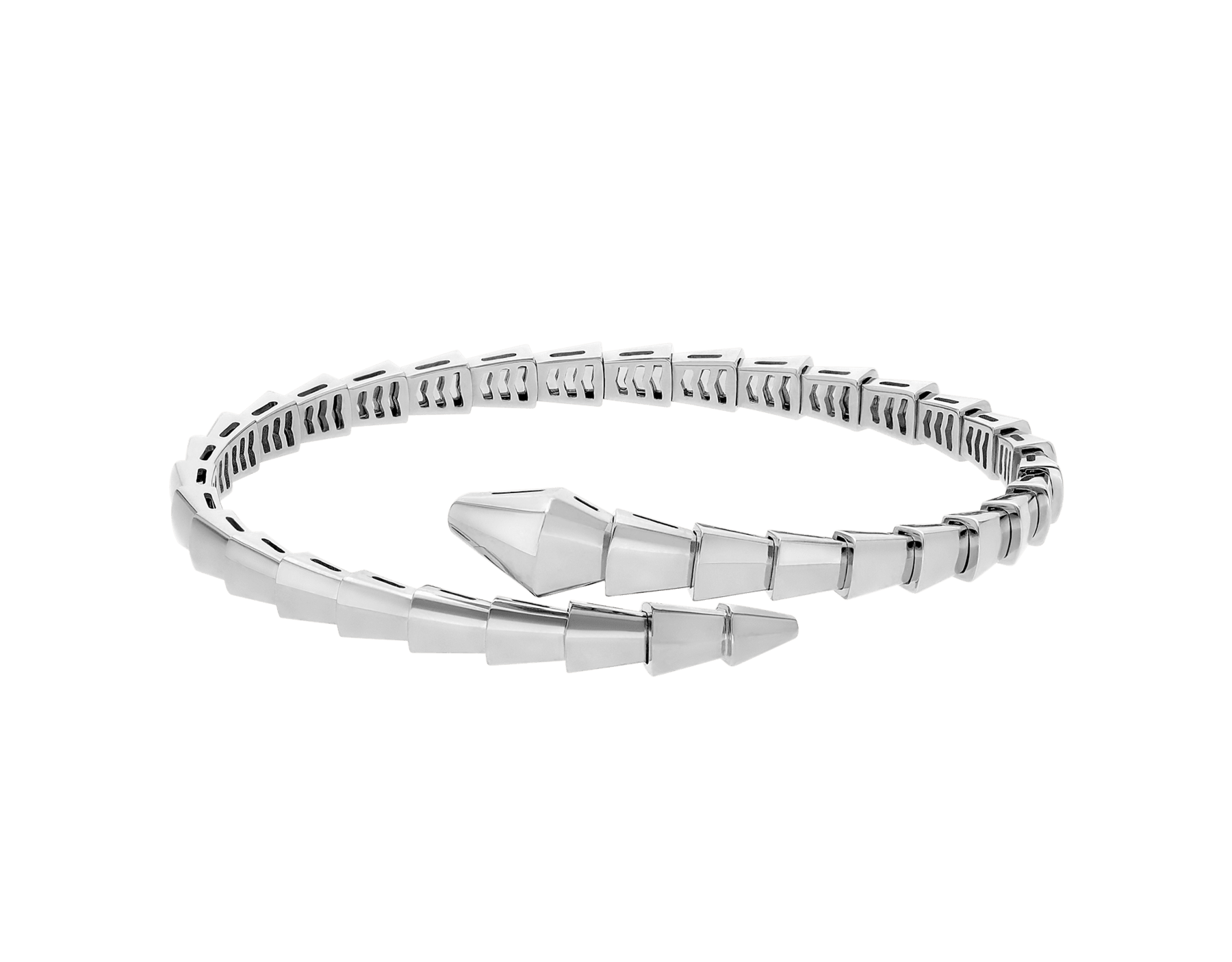 White gold Serpenti Viper Bracelet with 5.02 ct Diamonds