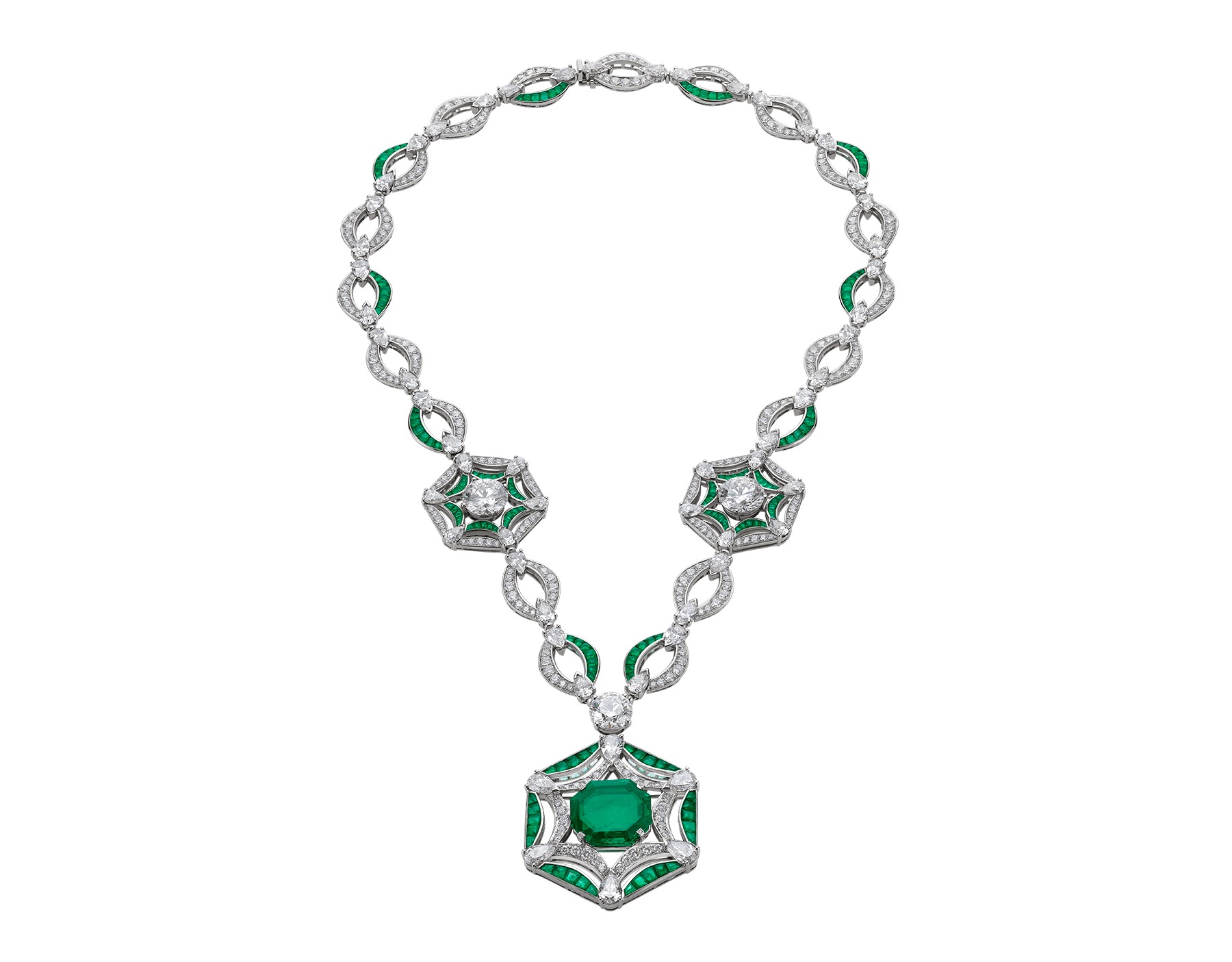 bulgari emerald necklace