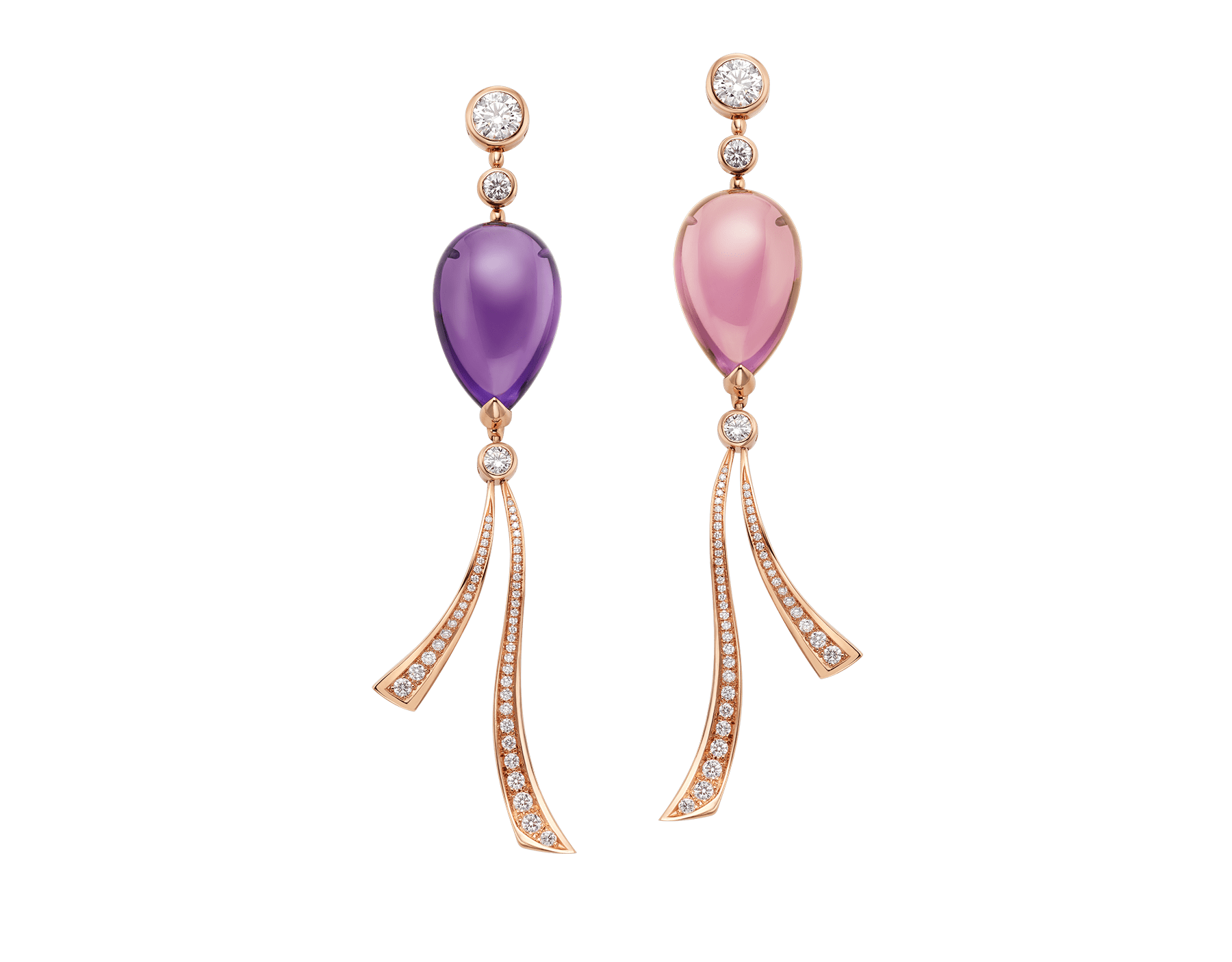 bulgari colored earrings