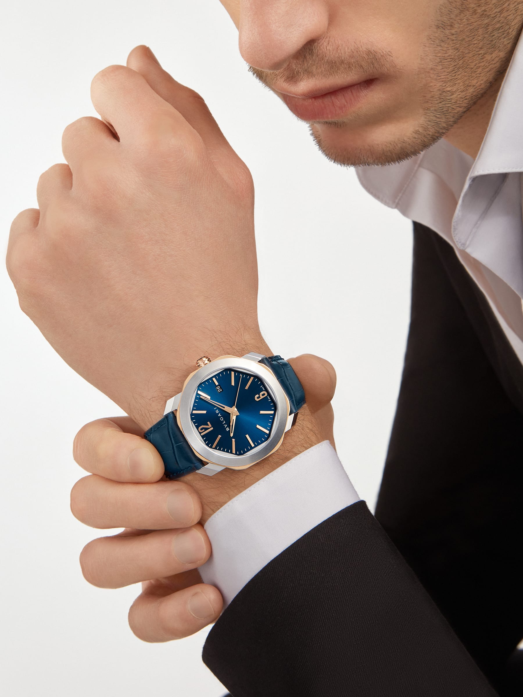 Bulgari octo roma blue dial Clearance