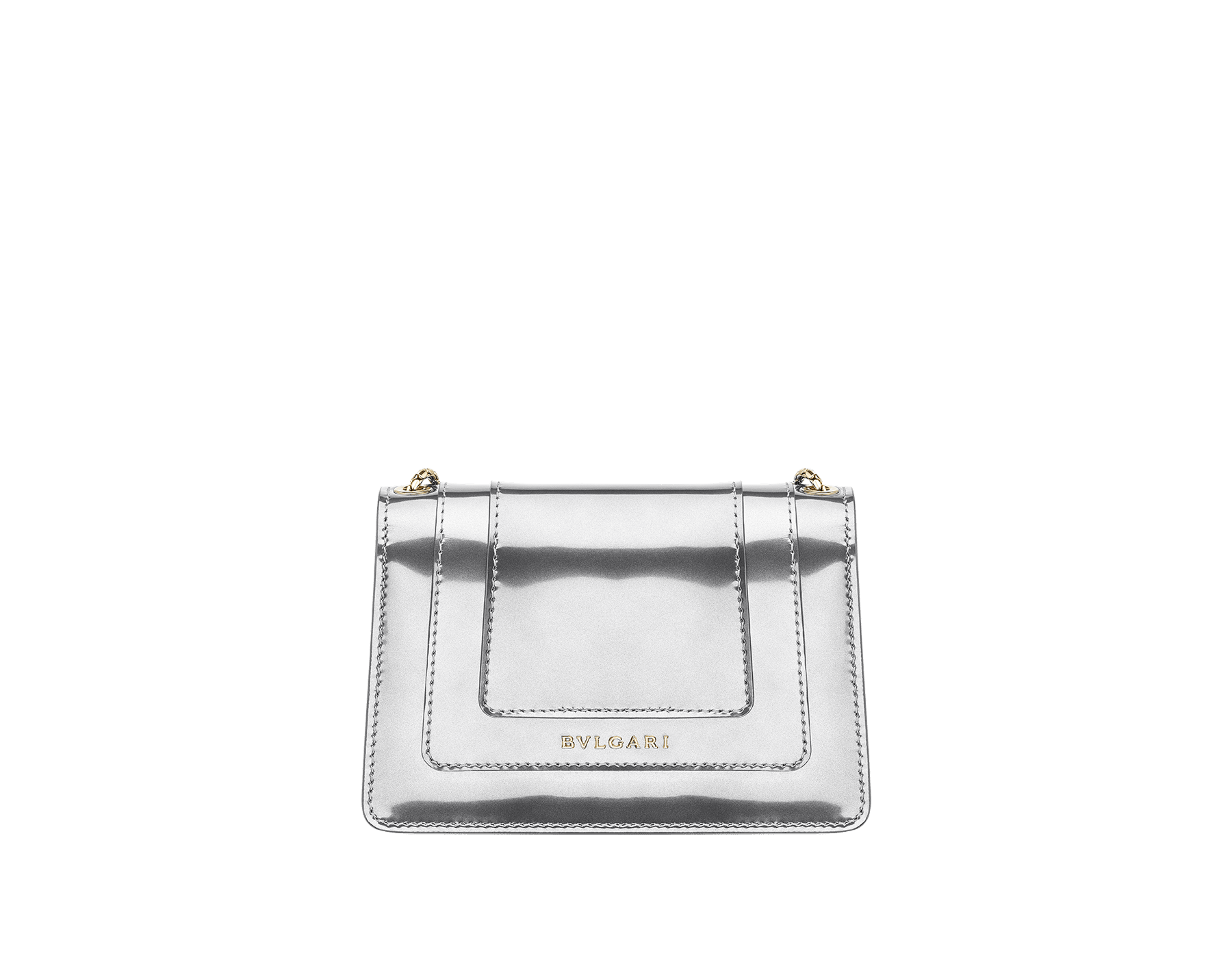 bvlgari silver handbag