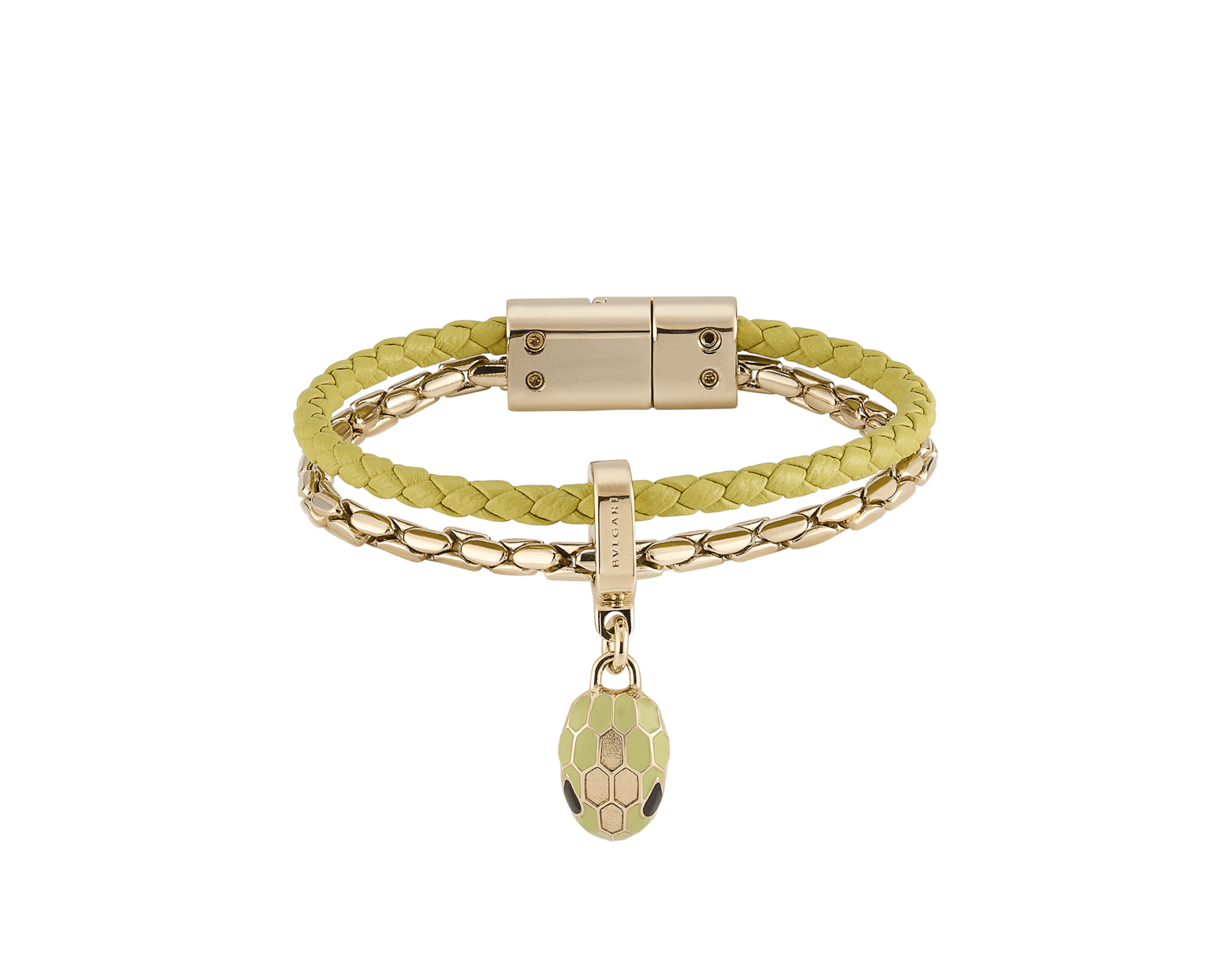 Serpenti Forever Leather Bracelet 288362 | Bulgari