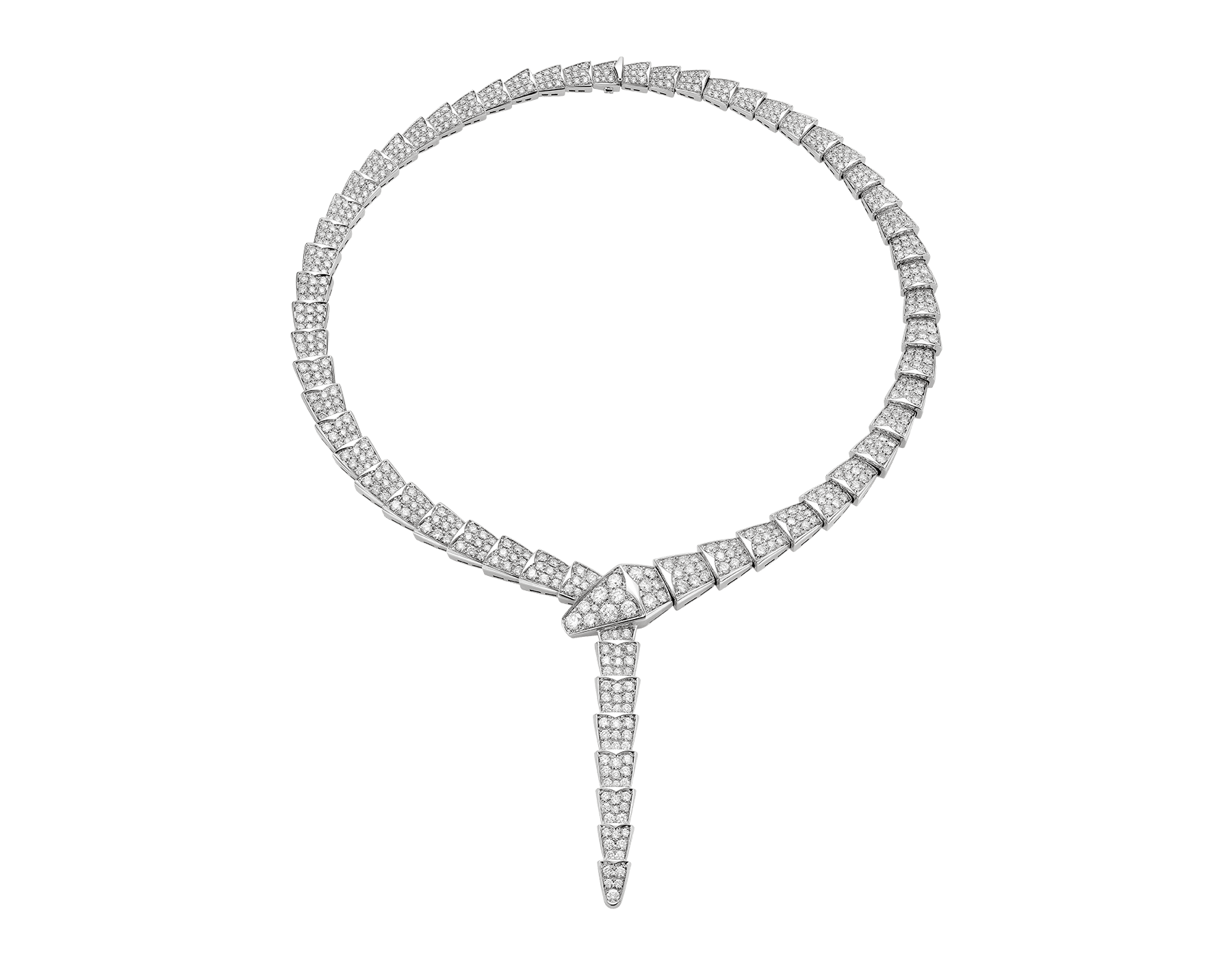 bulgari diamond pendant