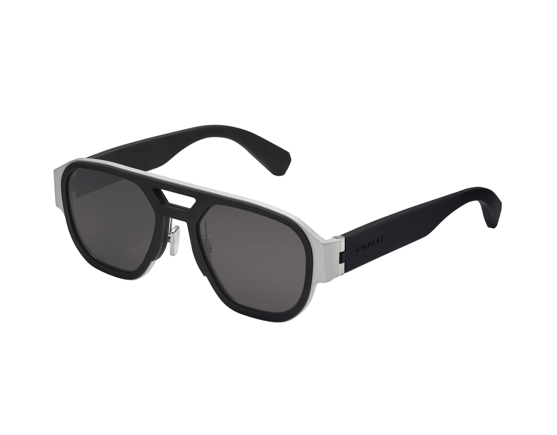 Bvlgari Bvlgari Aluminium aviator rubberised sunglasses 904297 image 1