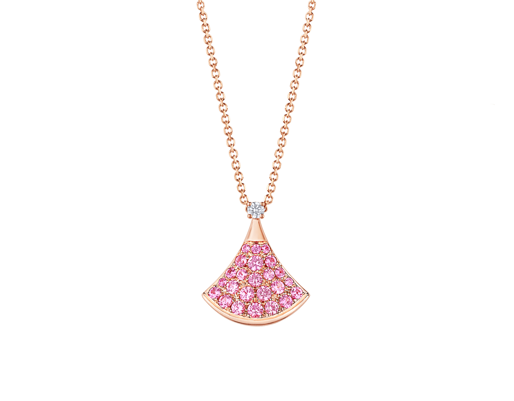 bvlgari rose gold necklace