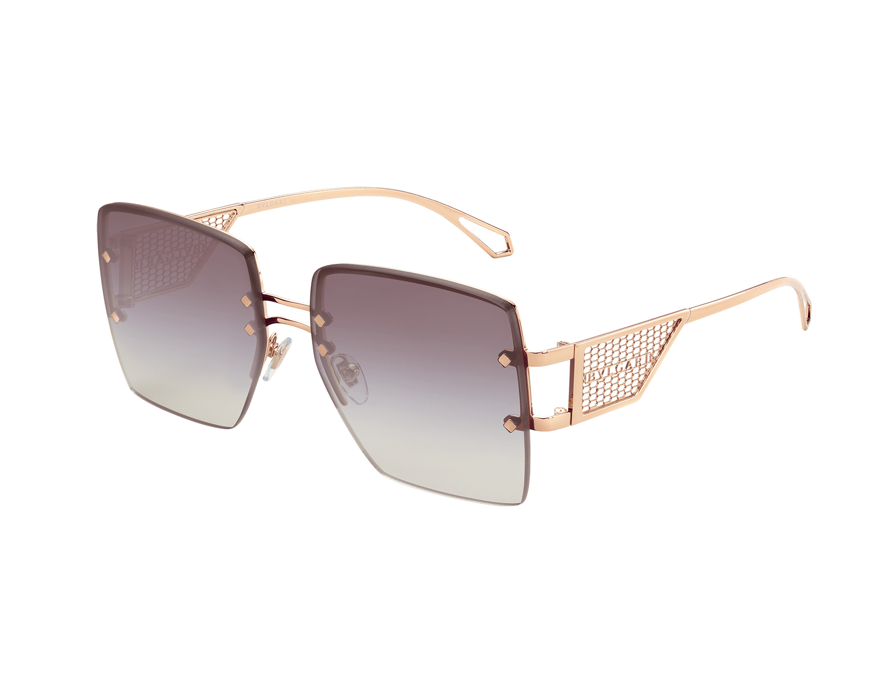 Serpenti "Vipermesh" squared metal sunglasses 904142 image 1
