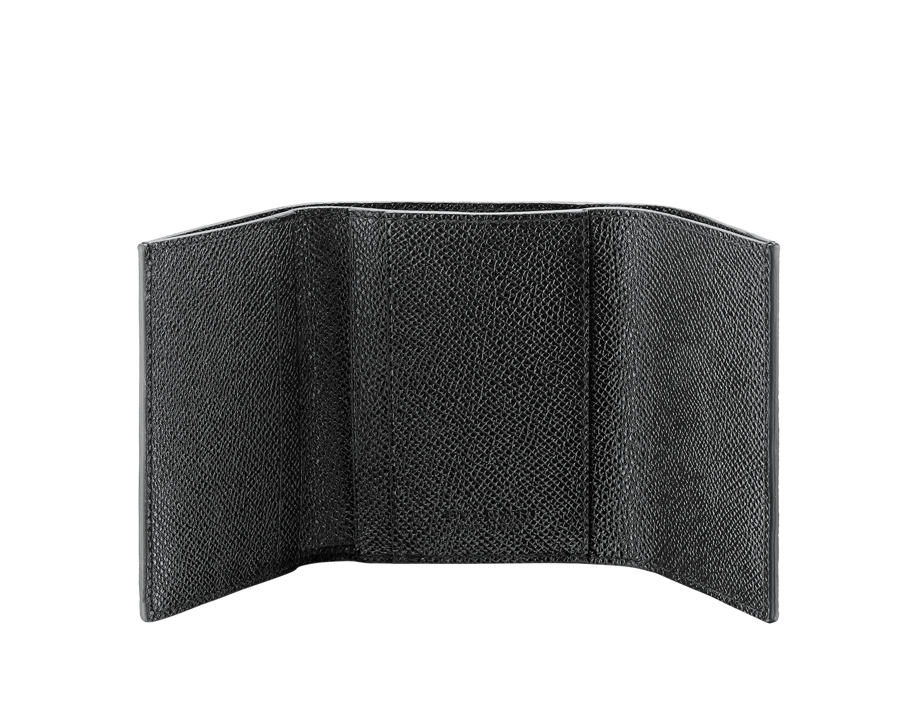 保存版 ブルガリ ブルガリ クリップ 三つ折り財布 グレインカーフレザー ブラック 2369 コンパクト ミニ 横浜blanc 保存版 Munipacaran Gob Pe