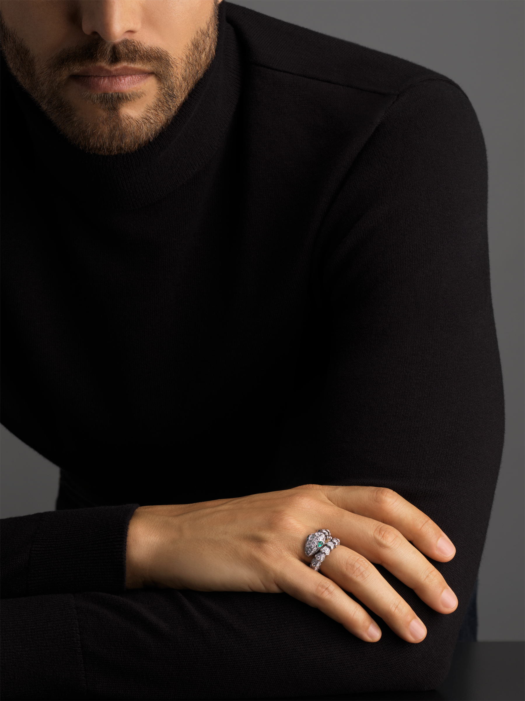 Serpenti Ring 354697 Bvlgari Emerald cut engagement rings signify strength, elegance, and modern traditions. serpenti ring