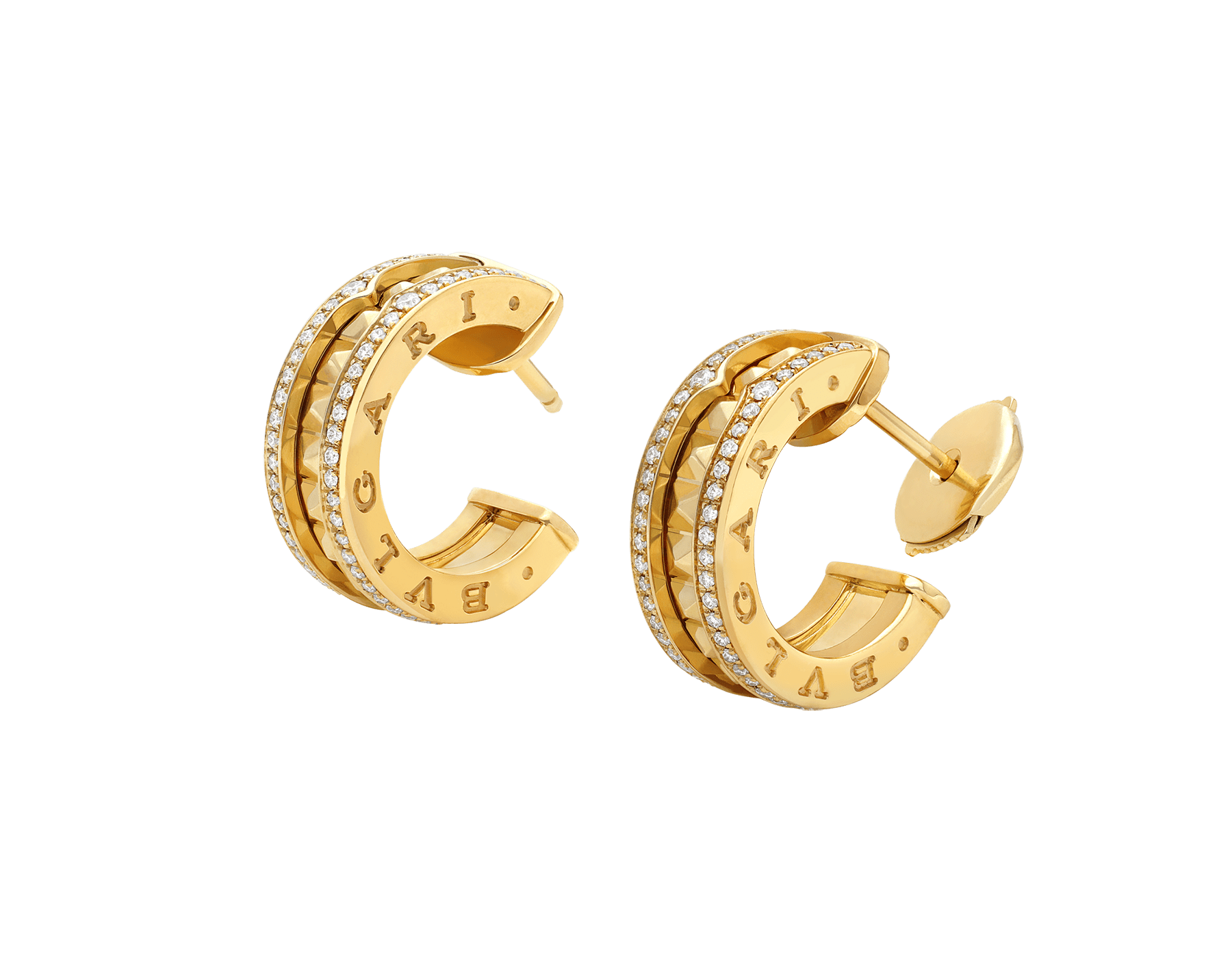 bulgari b zero ohrringe gelbgold