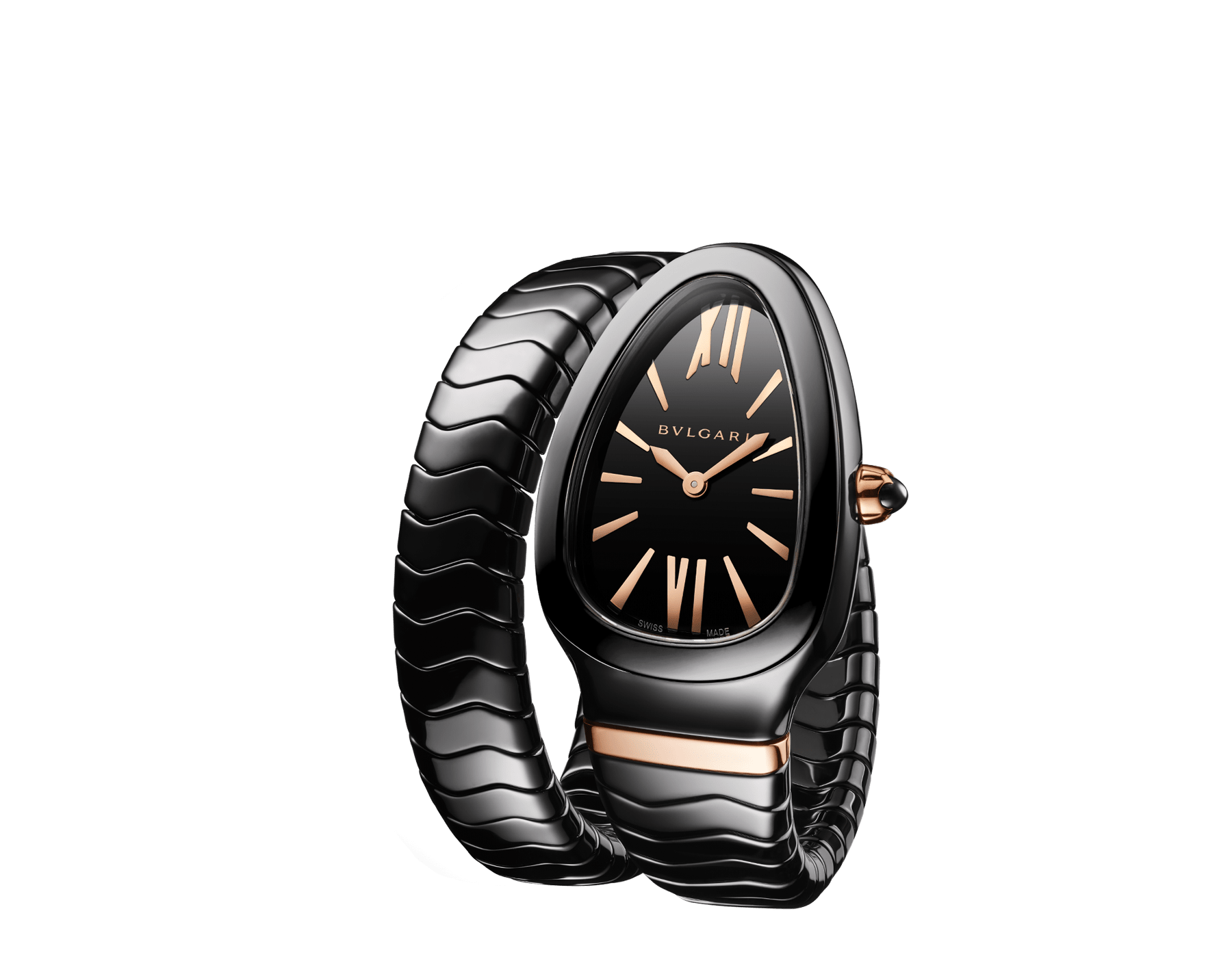 bvlgari serpenti watch black