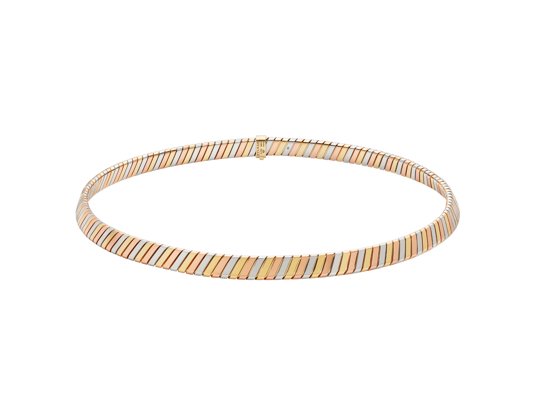 Collana Bvlgari Tubogas in oro giallo, oro bianco e oro rosa 18 kt. CL860075 image 1