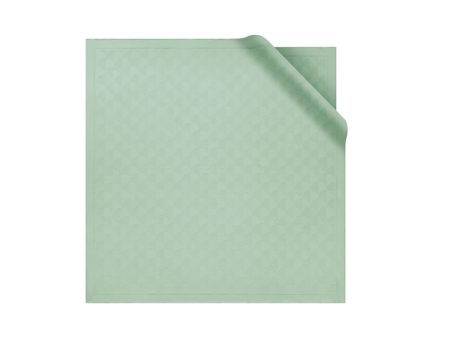 Foulard Maxi Calla Voile en soie fine couleur péridot clair. Modèle confectionné à 100&nbsp;% de soie. MAXICALLAVOILESQ image 1