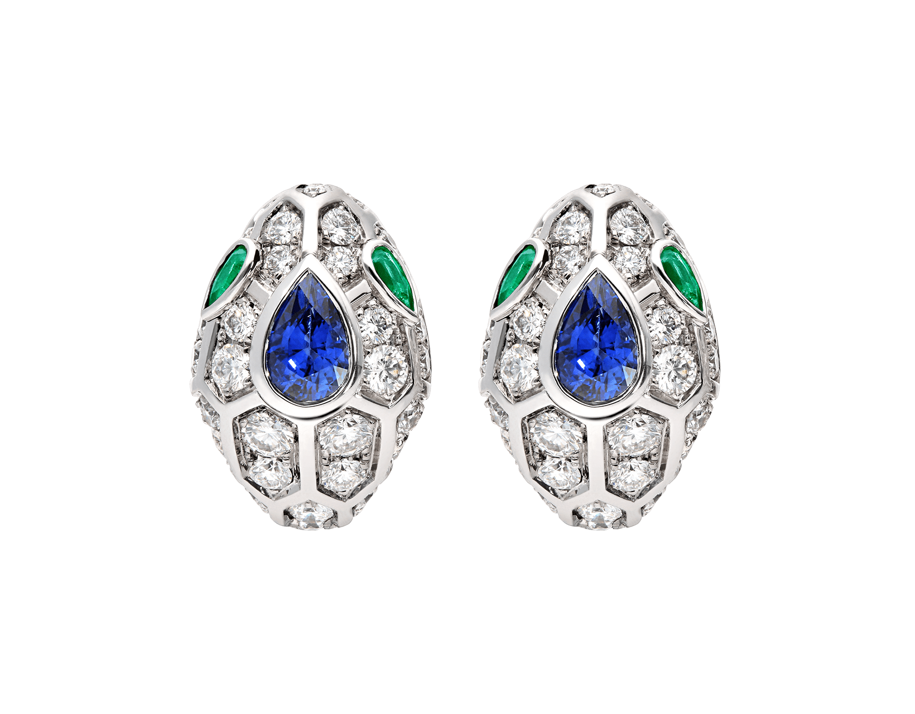 bulgari sapphire earrings