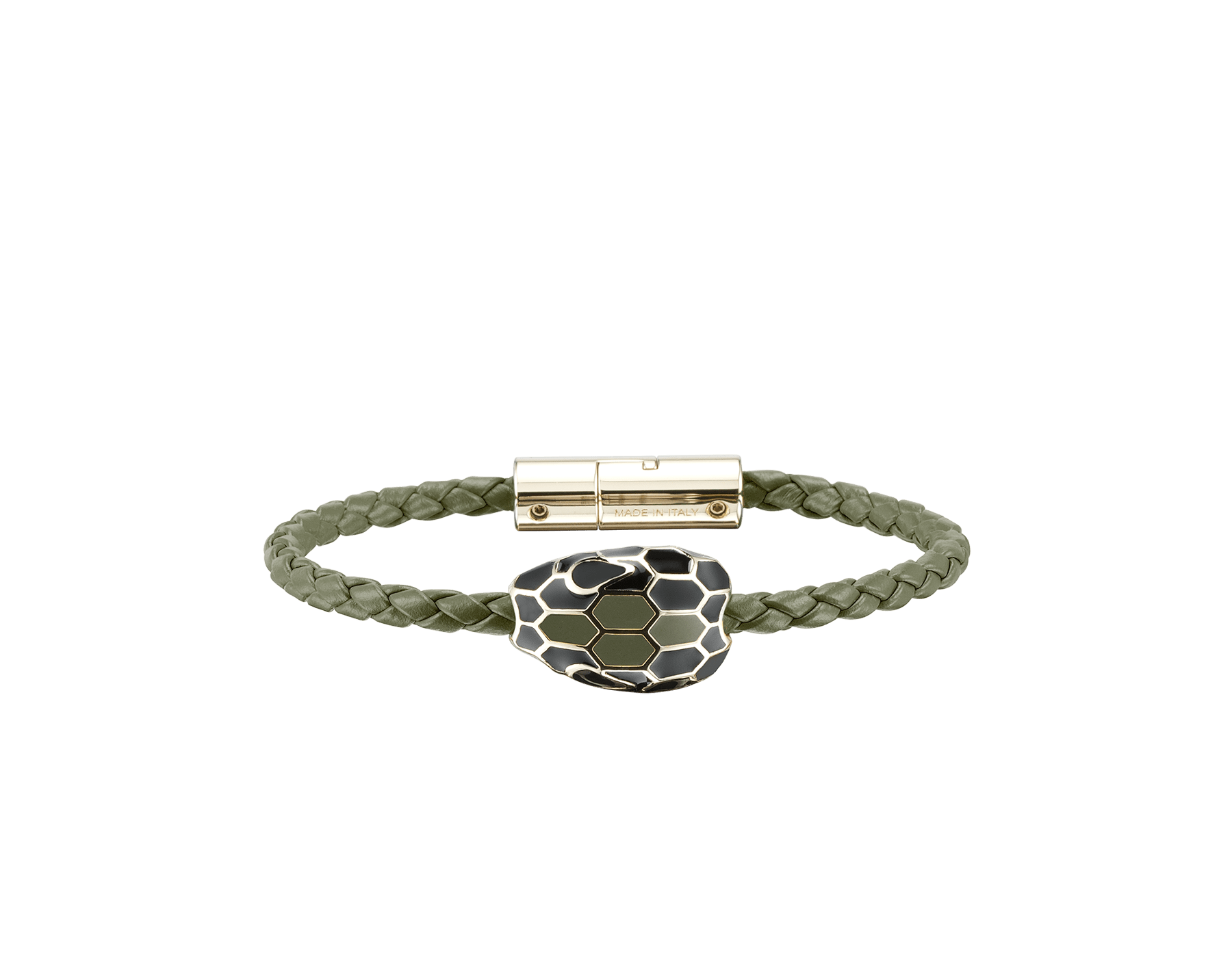 Serpenti Forever Leather Bracelet 289888 BVLGARI