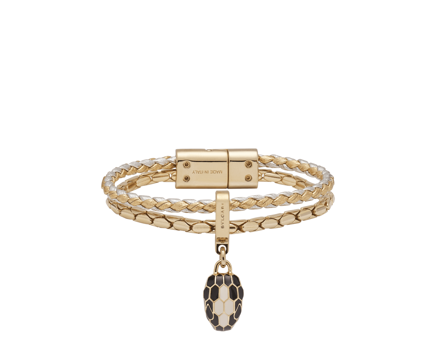 BVLGARI White Gold Diamond Serpenti Bracelet | Neiman Marcus